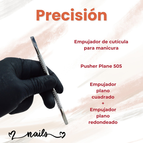 Pusher Planer Empujador De Cutícula Manicura Pedicure Uñas