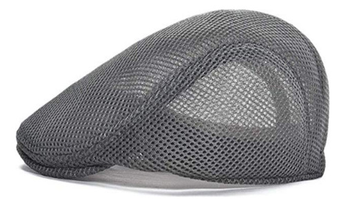 Gorra Plana De Malla Ajustable Para Vendedor De Periódicos C