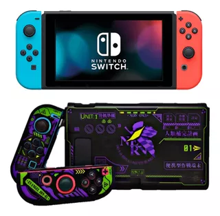 Case Carcasa Funda Nintendo Switch Neon Genesis Evangelion