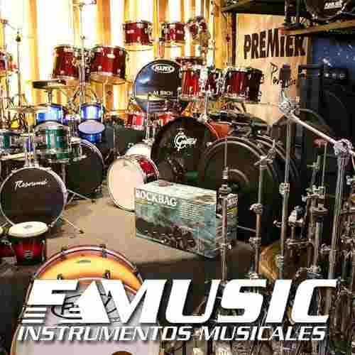 Imagen 2 de 6 de Afuche Cabaza Instrumento Percusion Meinl Ca5bk Turbo Cadena