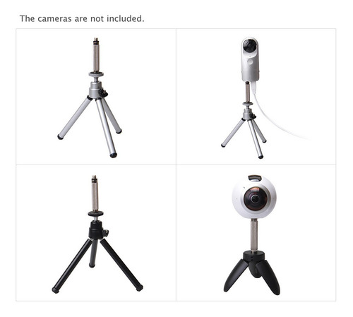Imagem 4 de 6 de Andoer 1/4 Estendendo Haste De Rosca Rosca Para Ricoh Theta