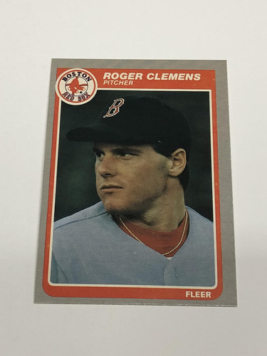 Tarjeta De Novato De Roger Clemens 155 Fleer Baseball 1985