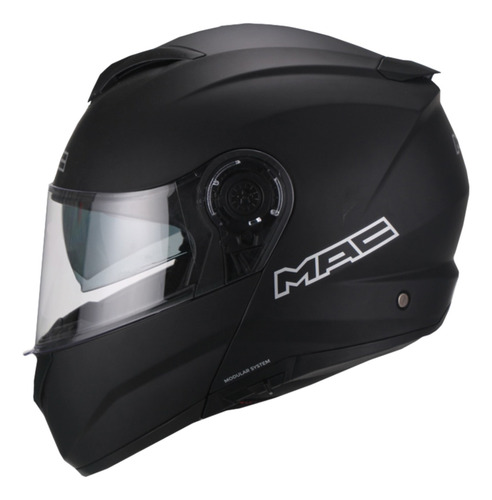 Casco Rebatible Mac Rock Solid Doble Visor Motoscba P