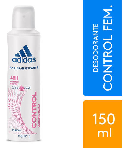 Kit C/5 Desodorante adidas Control 150 Ml