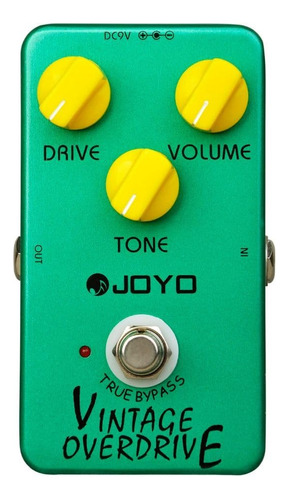 Joyo Jf-01 Pedal De Efecto Vintage Overdrive True Bypass