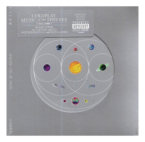 Cd Coldplay / Music Of The Spheres Grey Cover (2021) Europeo