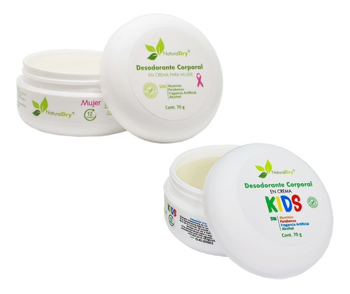 Paquete Mamá & Kid - 2 Desodorantes 100% Naturales - Cuidate