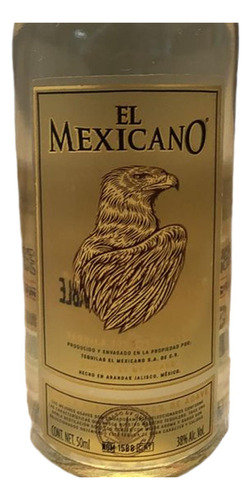 Pack De 12 Tequila El Mexicano Reposado 50 Ml
