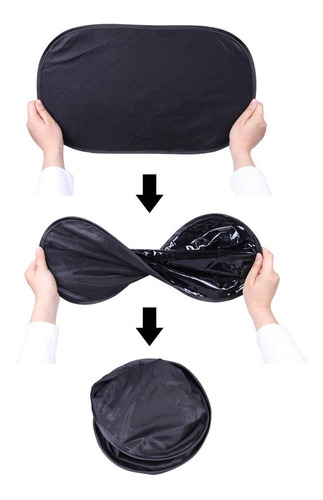Parasol Parabrisa Carro, Plegable, 160 X 86 Cm + 2 Laterales