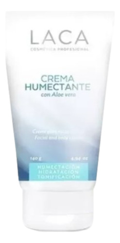 Crema Humectante Con Aloe Vera Laca 140g