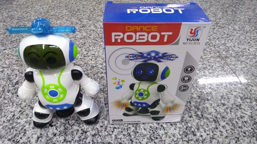 Brinquedo Robô Musical 360 Graus Com Som E Luz Ótimo Present