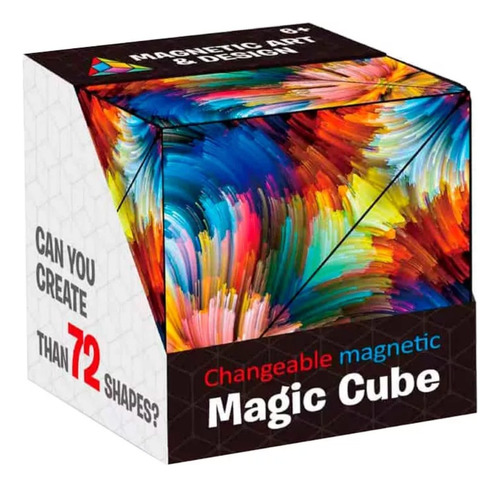 Cubo Magico 72 Formas Figuras Diferente Antiestres Magnetico