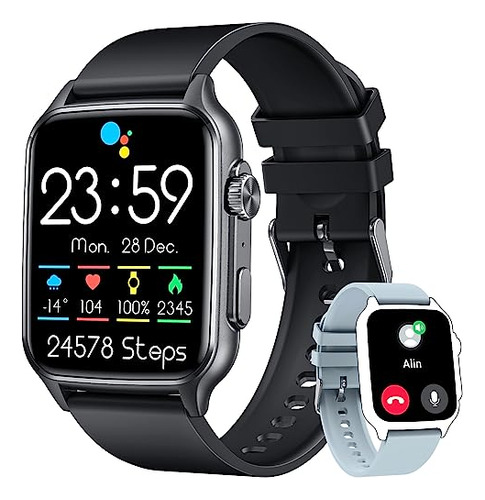 Smart Watch Men Fitness Tracker: 2.0 Touch Screen Kgvqr