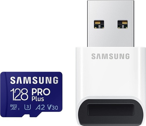 Tarjeta De Memoria Samsung Pro Plus Lector Usb 128gb 160mb/s