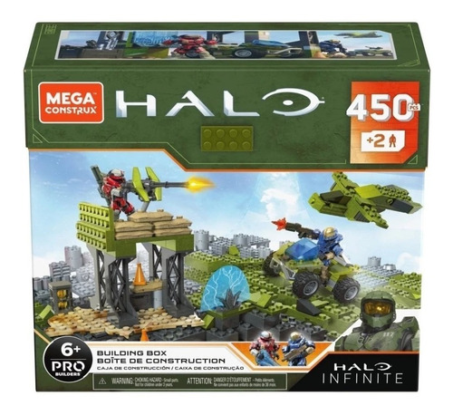 Halo Infinity Mega Construx Caja De Construcción 450 Piezas Cantidad De Piezas 450