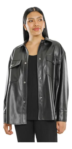 Sobrecamisa efecto piel mujer new arrivals