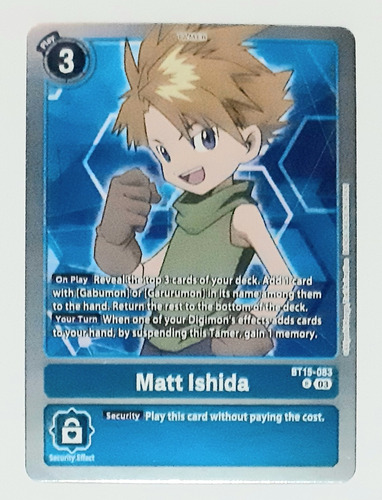 Carta Digimon Tamer Matt Ishida Bt15 83 R Digimon Tcg  