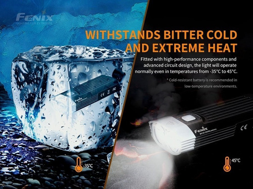 Imagen 5 de 10 de Linterna Led Para Bicicleta Fenix Bc30 1800 Lumens 170mts.