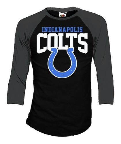 Indianapolis Colts Playeras Manga 3/4 Para Hombre Y Mujer