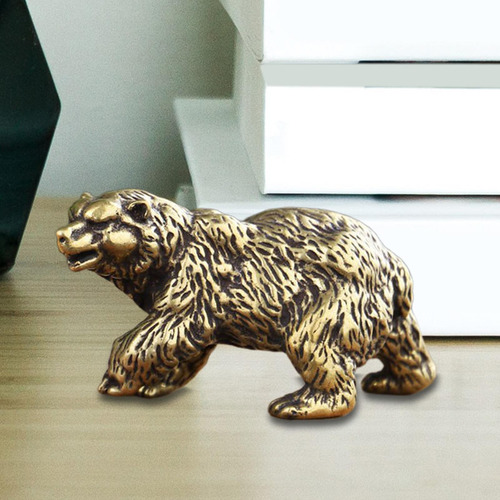 Estatua Animal Anhelada A Mano Vintage Para Muebles De