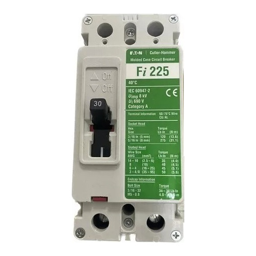Breaker Cutler Hammer 30 Amp 2 Polos-fi225l-industrial