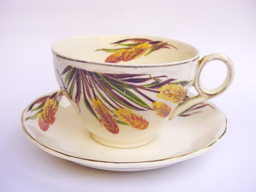 Antigua Taza De Té Porcelana Inglesa ¨greampetal Grindley¨