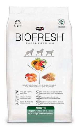 Biofresh Super Premium Adulto Raza Grande/gigante 15kg