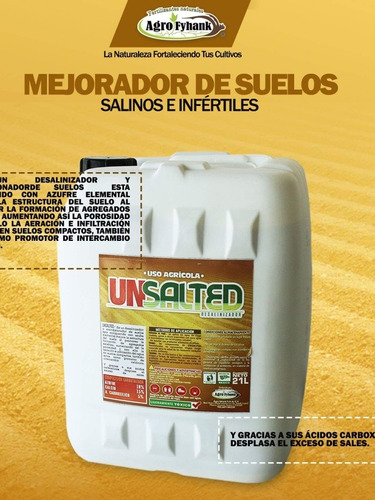 Mejorador De Suelos. Unsalted 