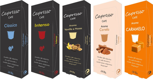 Cápsulas Nespresso Cafés Capresso 50 Unid