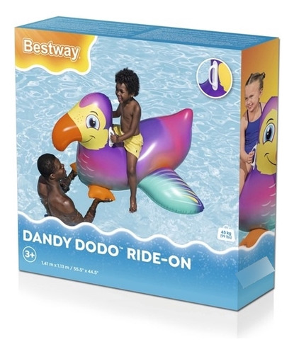 Flotador Montable Tucan 1.41m X 1.13m 41504 Bestway Color Multicolor