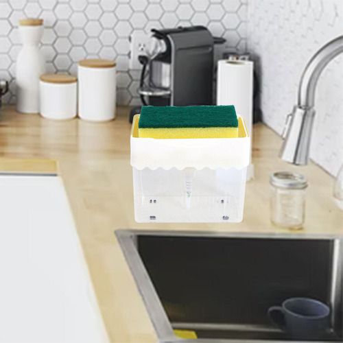 Portaesponjas Dispensador De Jabón Duradero Conveniente