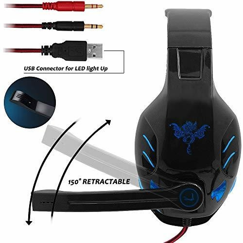 Diadema Gamer Con Microfono Para Pc, Ps4, Xbox One.maxin Aur