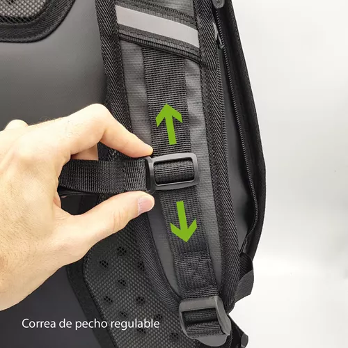 Mochila Moto Kossok Nuts Portacasco Impermeable Md