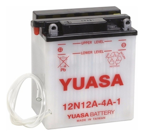 Bateria Motos Yuasa 12n12-4a-1 12v 12ah Vzh Srl