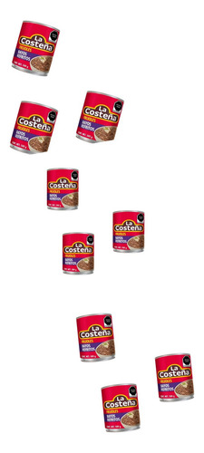 Frijoles Bayos Refritos La Costeña 580g 9pz