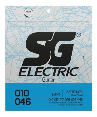 Encordoamento Sg Guitarra 010 Niquel 5198
