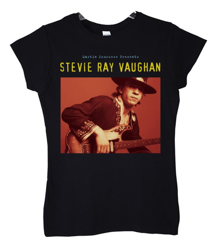 Polera Mujer Stevie Ray Vaughan Scorsese Rock Abominatron