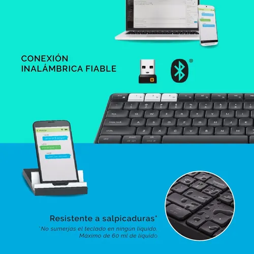 Teclado inalambrico logitech k375s deals