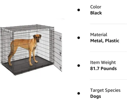 Midwest Sl54dd Ginormus Double Door Dog Crate Xxl Meses sin