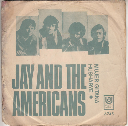 1969 Jay And The Americans Simple Vinilo P/s Chile Muy Raro