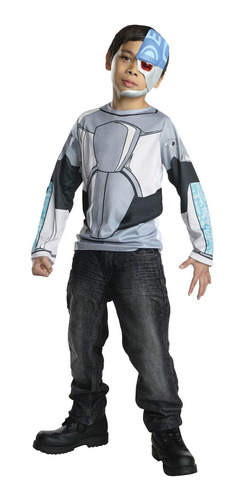 Disfraz Talla Small Para Niño Cyborg Teen Titans Halloween