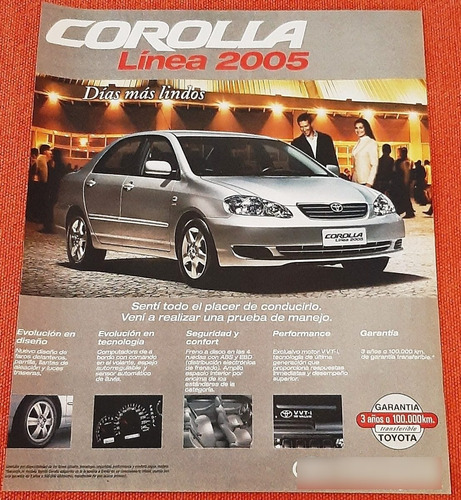 Publicidad Toyota Corolla 2005