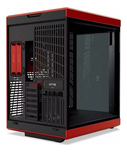 Gabinete Hyte Y70 Atx Pantalla Touchscreen 4k/60hz Mid-tower Negro Y Rojo