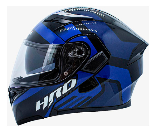 Casco Hro 3400 Dv Feith Negro/azul Xl