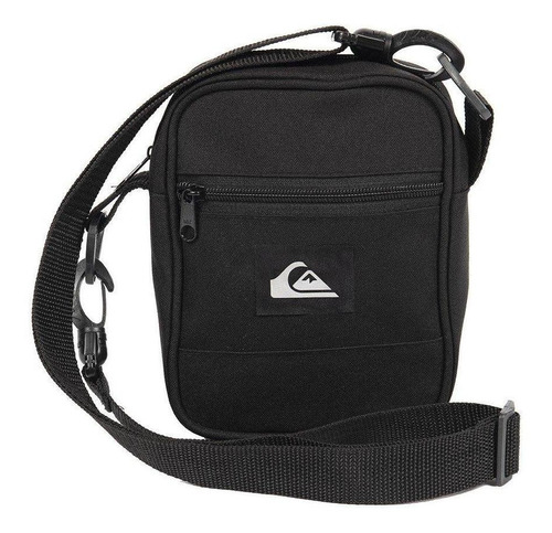 Shoulder Bag Quiksilver Magicall Unissex - Preto Desenho do tecido Liso