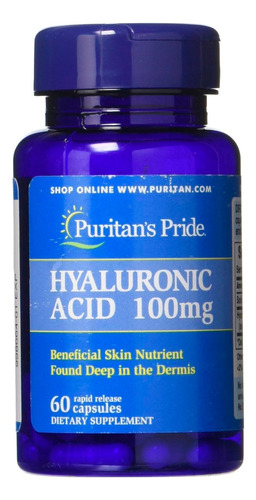 Acido Hialuronico 100mg Puritan's Pride Usa 