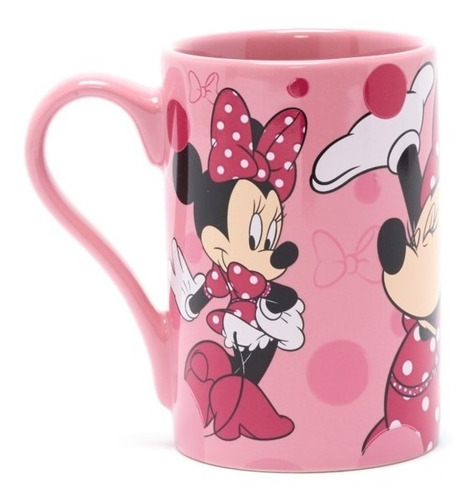 Taza Minnie Mouse Happy Days Polka Dot Rosado Disney Store 