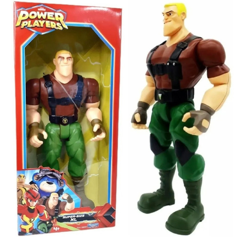 Imagen 2 de 9 de Muñeco Power Players Figura De Accion Xl 28 Cm Playking