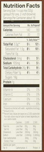 Ghirardelli Chocolate Doble Chocolate Brownie Mix 18 Oz (2 C