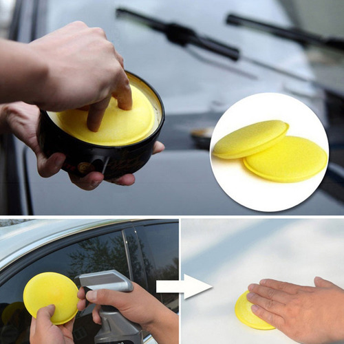 Almohadilla Pulidora De Coches, Aplicadora De Cera, Kit De E
